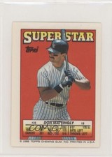 1988 Topps Super Star Sticker Back Cards ( 25) Don Mattingly Frank Viola 0br8