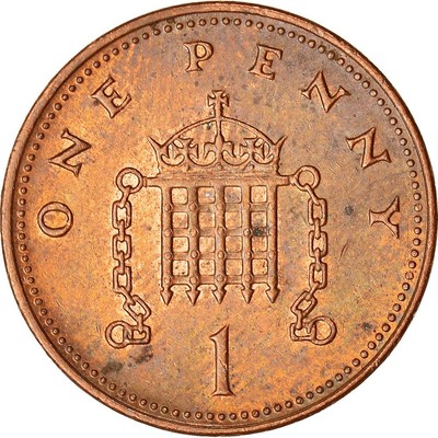 United Kingdom | 1 Penny Coin | Elizabeth II | KM:986 | 1998