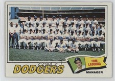 1977 Topps Team Checklist Los Angeles Dodgers Tommy Lasorda #504 HOF 0s4