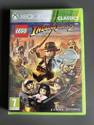 SEALED LEGO Indiana Jones 2 The Adventure Continues Microsoft Xbox 360 Spiel PAL