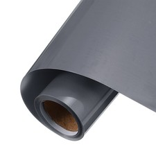 Dark Gray Permanent Vinyl, 12 Inch x 8ft Adhesive Vinyl Roll