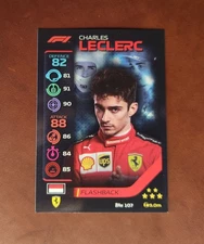  2020 Formula 1 Topps Turbo Attax Charles Leclerc #107 Ferrari Flashback RC F1