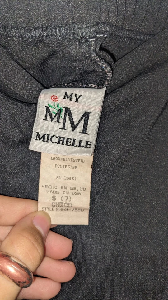 MY MM MICHELLE Niñas Talla 7 Negro Falda Lápiz Foto 4 de 4