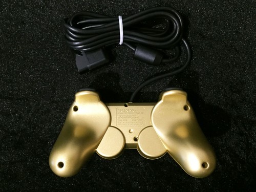 PlayStation 2 Ps2 Gundam Controller Gold limited JP Tested Rare Good Working - Picture 3 of 4