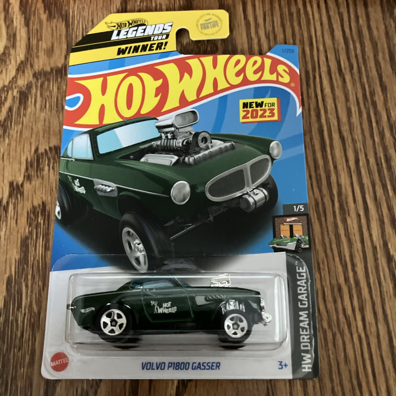 Hot Wheels New For 2023 Factory Set HW Dream Garage #1 Volvo P1800 Gasser Green