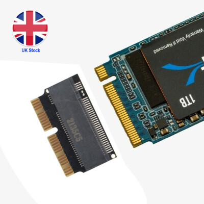 NVMe SSD adapter for Apple MacBook Air/Pro, iMac, Mac Pro, Retina iMac  4K/5K UK