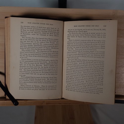 JULES VERNE - Twenty Thousand Leagues Under the Sea RARE Edition 1890s Donohue - Picture 8 of 9