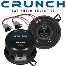 Lautsprecher Set für VW Golf II Polo 86c Polo 6N inkl. Adapterkabel Crunch 87mm