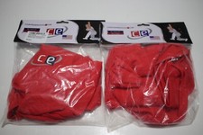 2-PACK CRICKET BATTING PADS COVERS CRIMSON RED EXTRA LARGE
