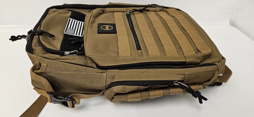 BCOH Diaper Bag Backpack Multifunction Waterproof Changing Bag, Brown - Picture 8 of 9