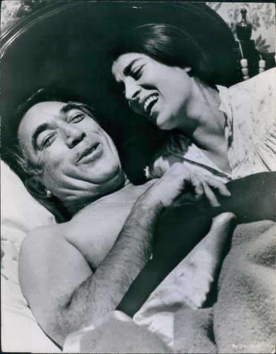 1969 Photo Actress Irene Papas And Anthony Quinn In A Dream Of Kings Movie 8X10
