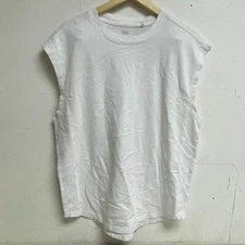 DSG Men's Heavyweight Jersey Muscle Tank Pure White Solid Sleeveless BOSSM13120W