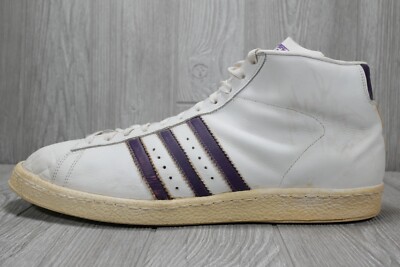 Good Condition) Adidas 1980s Superstar Leather Shoes Mark Eaton