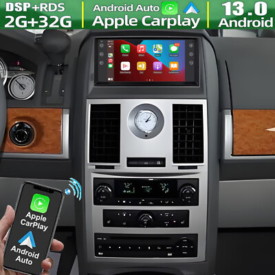 For 2007-2010 Chrysler Town & Country 7'' Android 13 Carplay Car Stereo Radio GPS