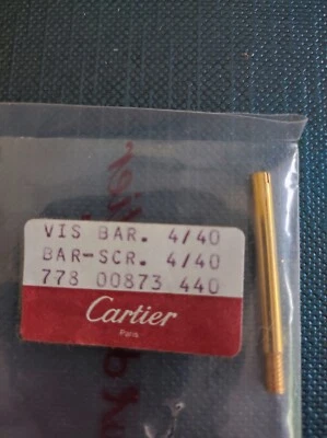 Vis barrette Cartier 4/40 - Photo 1/2