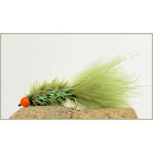 Zonker Angeln Fliegen, 6 Pack, Weiß Vorbei Zonkers, Größe 10, Für Fliegenfischen