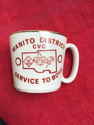 pchem-Boy Scout Clinton Valley Council Manito District ServiceToBoys Mug GoldRim