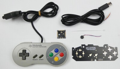 Super GC+ Modkit by 4Layer SNES S. Famicom Controller für Nintendo GameCube Wii
