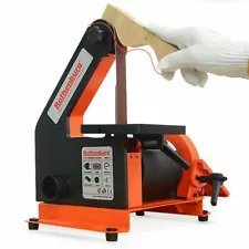 Benchtop Belt Sander Disc Sander Polishing Grinding Machine Grinder 350W 220V