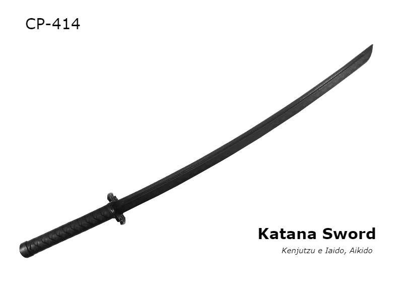 SAMURAI SWORD IN POLIPROPILENE NINJUTSU IAIDO BOKKEN KI SHIBUKAN KATANA BUJINKAN