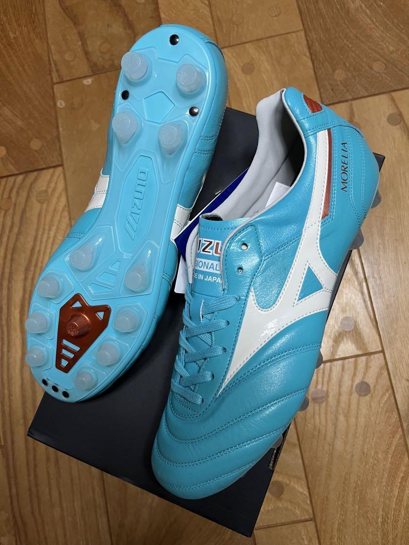 Mizuno MORELIA 2 Japan AZURE BLUE Soccer Shoes P1GA230125 Mizuno MORELIA 2 Japan AZURE BLUE Soccer Shoes P1GA230125