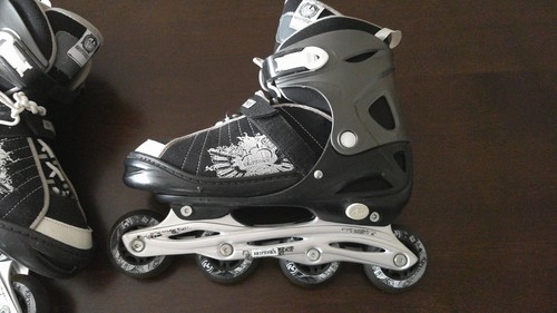 Herren Kryptonic Inline Skates verstellbar Größe 10-11 schwarz-weiß - Bild 2 von 16