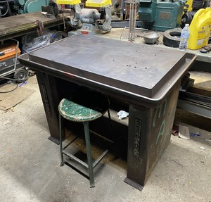 drill press table clausing powermatic base iron cast machinist production steel machine
