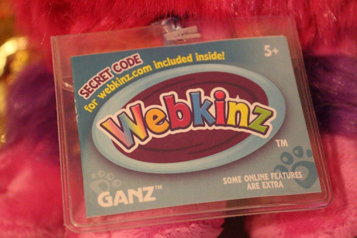 WEBKINZ POSHY POODLE-COMES WITH UNUSED/SEALED CODE/TAG-NICE