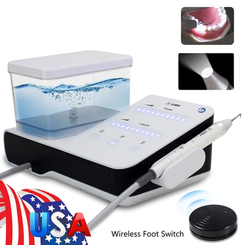 Dental Ultrasonic Piezo Scaler +LED Handpiece Bottle fit EMS Woodpecker Cavitron