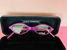 Dolce Gabbana Eyeglasses Women Oval Purple Glossy Mod. DG 4041 D&G Logo NEW