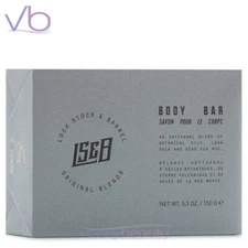 Lock Stock & Barrel Body Bar | Cold-Press Soap for Men, Lava Rock, Dead Sea Mud 