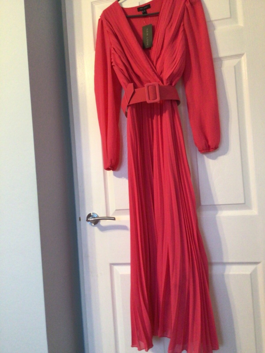 New Look Pink Dress Pink Party Dress New with Tags Size 12