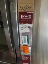 Cut To 32 1/2"" X 72"  Home Decorators Pewter Blackout Cordless Cellular Shade