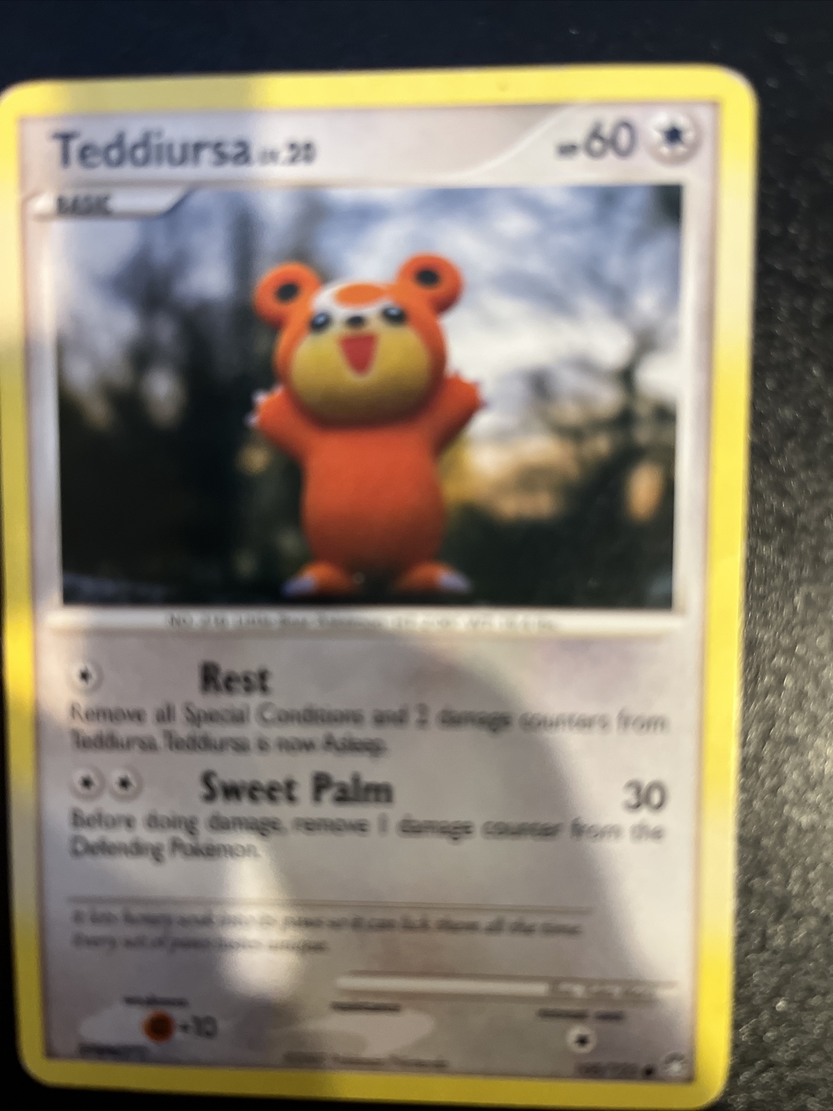 Pokémon TCG Teddiursa Mysterious Treasures 105/123 Regular Common LP