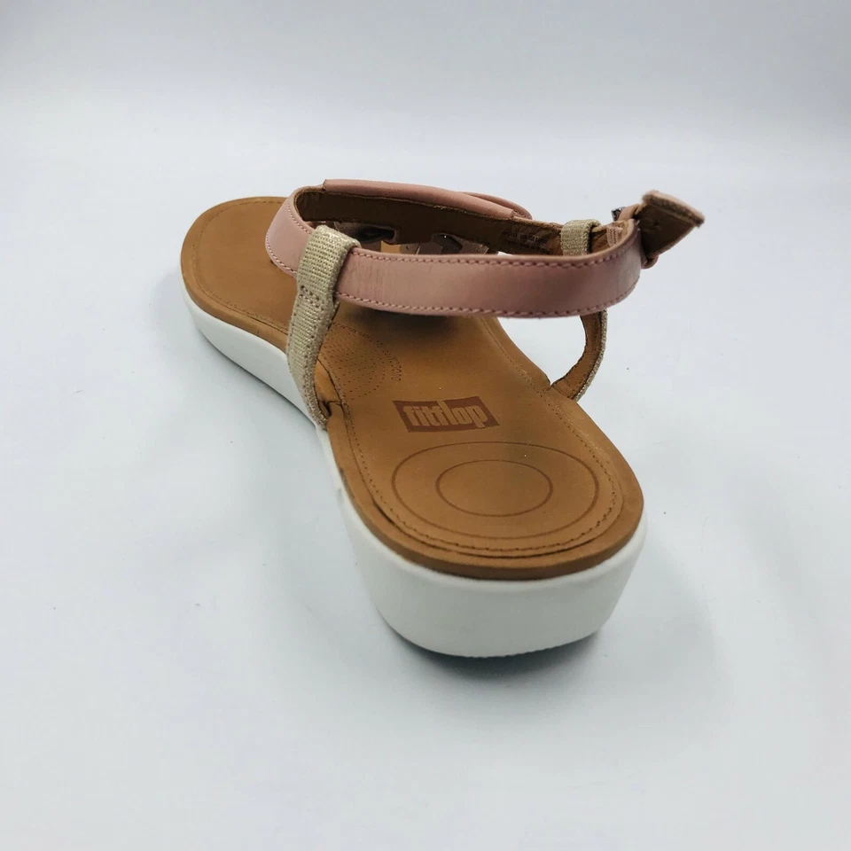 Одиночные босоножки для правой ноги с бахромой Tia плоские сандалии пыльно-розовые 8 - Изображение 2 из 4