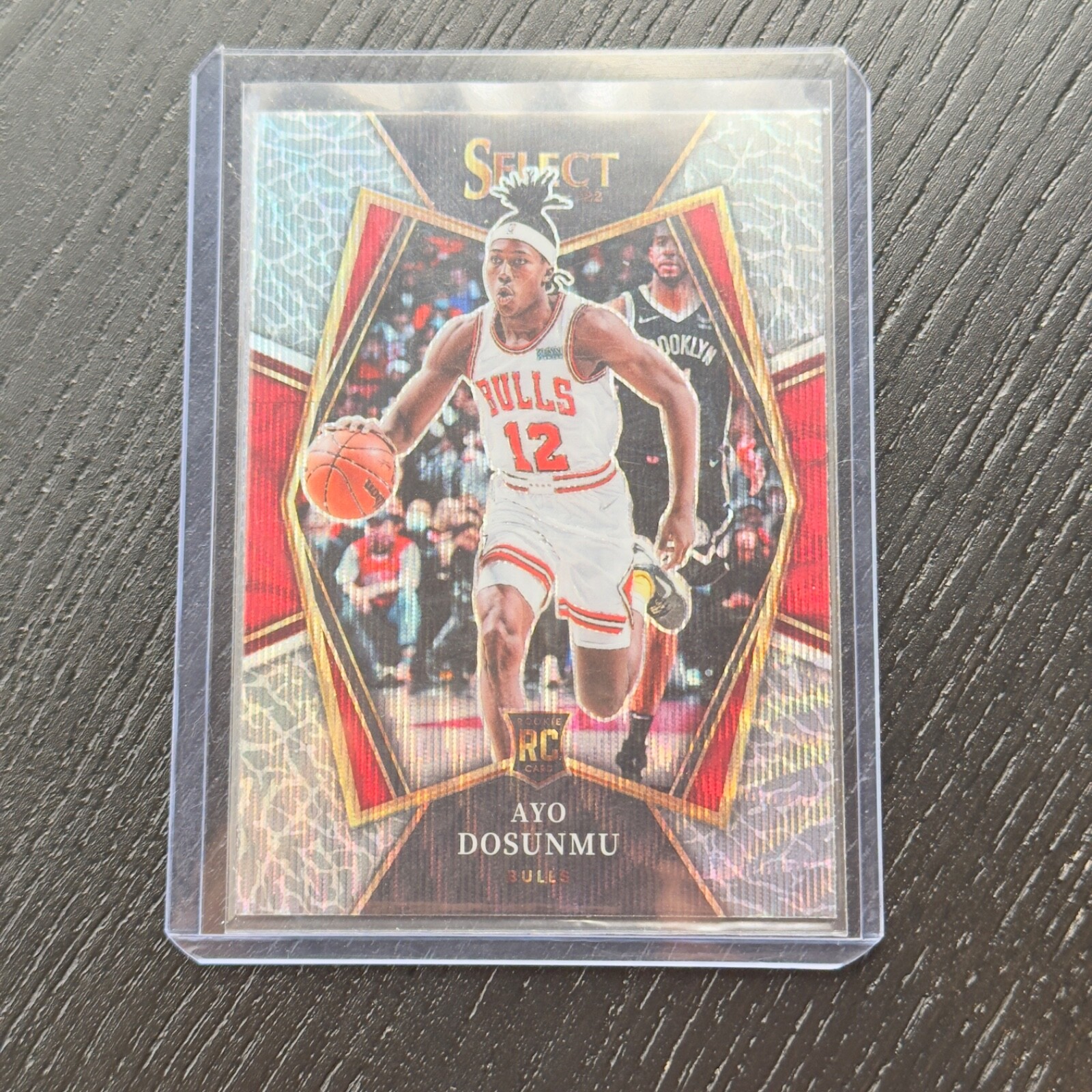 Ayo Dosunmu Elephant Prism SSP RC 2021-2022 NBA Select Rookie SP Premier Level