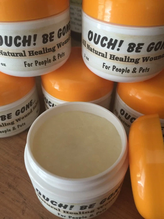 Ouch! Be Gone All Natural Healing Salve Mother Earth's Neosporin - Image 2 of 2