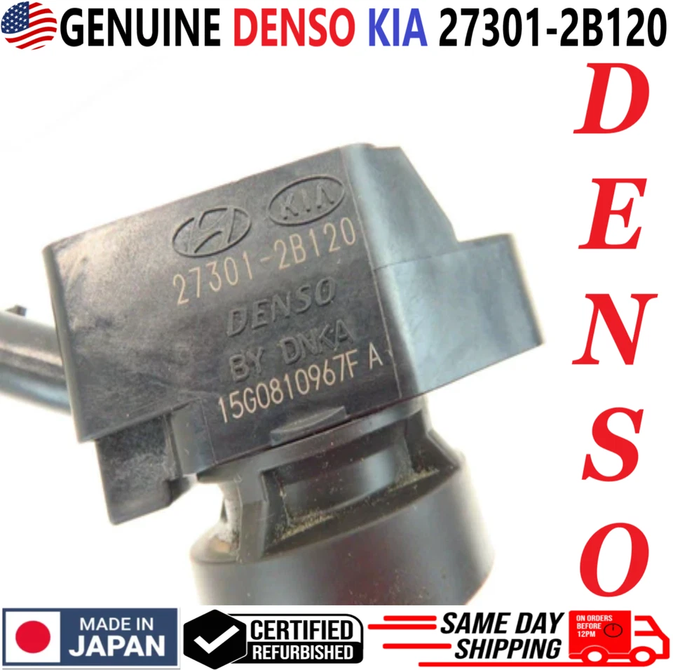 Bobina de encendido x1 OEM para Hyundai y Kia 2015-2022 1,6 L I4, 27301-2B120, GENUINA Foto 2 de 4