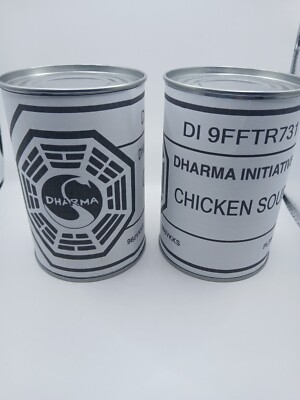 Lost Replikat Schachtel Blechdose Dharma Chicken Soup Tin Can