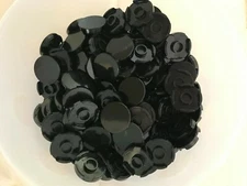 LEGO-NEW-#14769 BLACK-ROUND TILE 2 X 2-25 PIECES