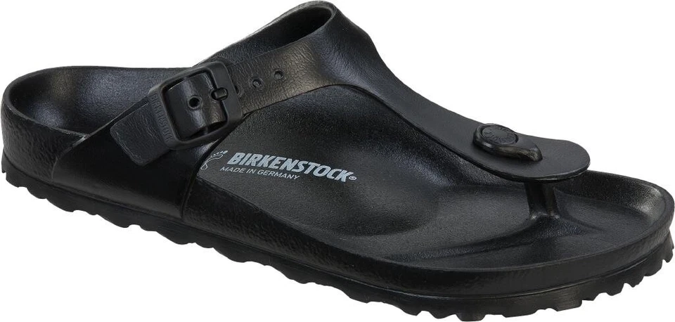BIRKENSTOCK Flip-Flops Hausschuhe Gizeh Eva 128201 Black Schwarz Gummi - Bild 1 von 1