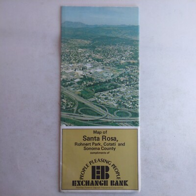 Map Of Santa Rosa Rohnert Park Cotati In Sonoma County Compliments Of People Ple