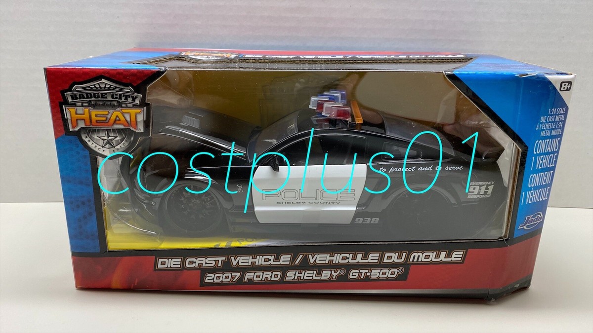フォード　シェルビー　GT-500 2007 1/24 jada JADA BADGE CITY 2007 FORD SHELBY GT500 1:24 POLICE HEAT | eBay