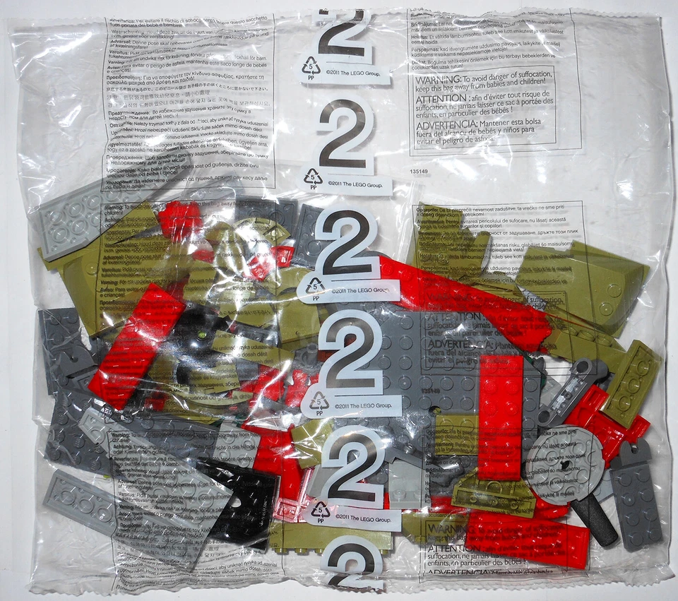 LEGO 70006 Cragger's Command Ship (NEW SEALED BAGS 2 3 4 STICKERS) Chima partial - Image 3 of 4