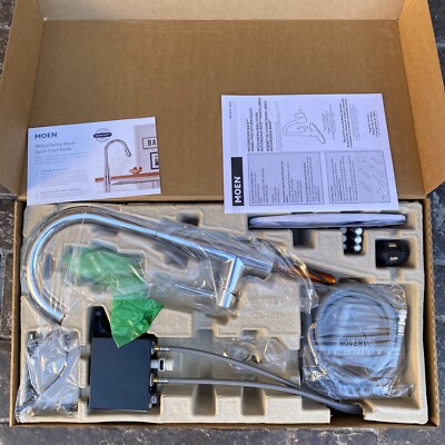 Moen Sleek 7864EWC MotionSense Wave 1-Handle High Arc Kitchen Chrome.MSRP $567.5