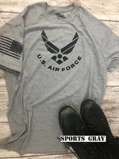 Air Force Military T-shirt USAF logo 112G