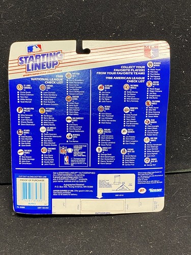 SL221 1988 Starting Lineup Baseball Ellis Burks Boston Red Sox - Picture 3 of 4