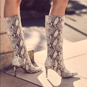 vegan snakeskin boots