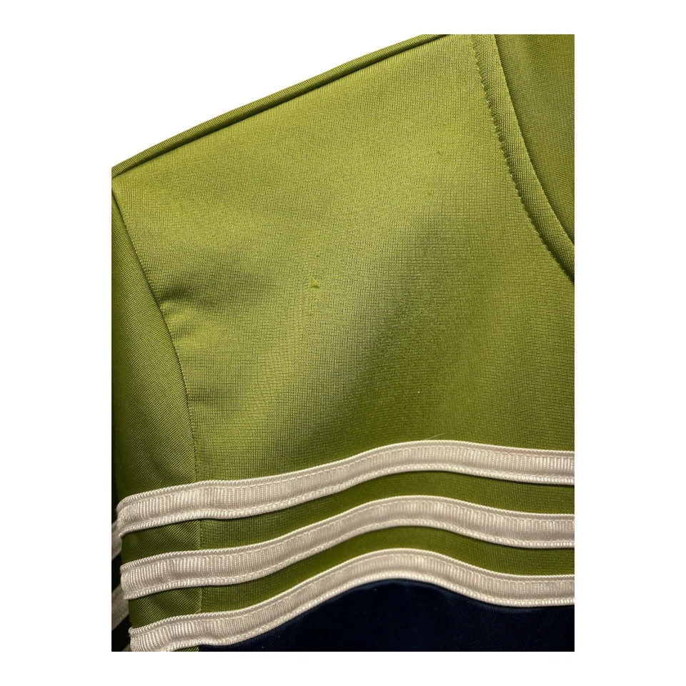 Chaqueta Adidas Mujer Grande Azul Verde Cremallera Completa Luz Foto 3 de 4