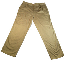 Vtg Chaps Ralph Lauren Pants Mens 38x32 Green Pleated Front